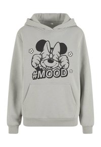 Merchcode MINNIE MOUSE MOOD FLUFFY HOODY - Hoodie - lightasphalt