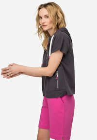 LAURASØN Tröja med dragkedja - dark gray