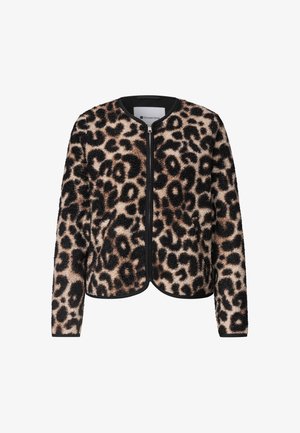 Street One, TEDDY-JACKE MIT RUNDHALS UND PRINT - Veste polaire - black
