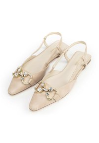 WITTCHEN POINTED TOE - Bailarinas con tira trasera - beige