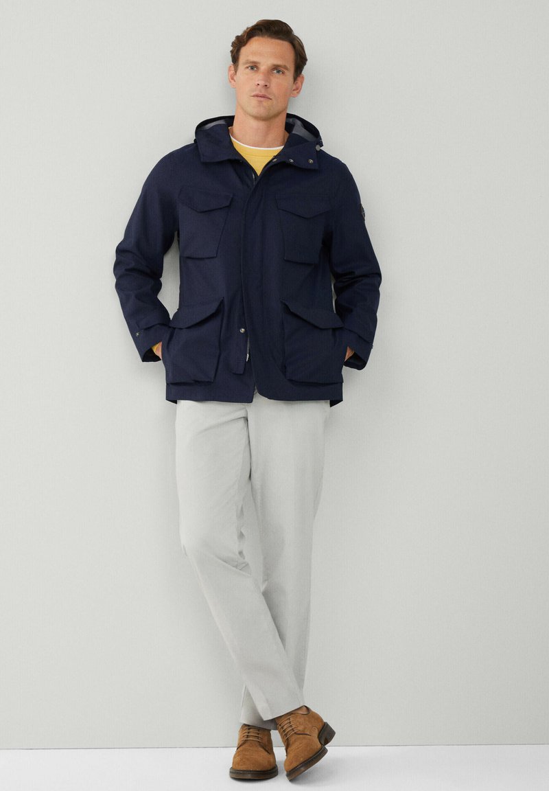 Hackett London Jas blauw