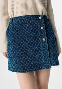 Object Minijupe - dark blue denim