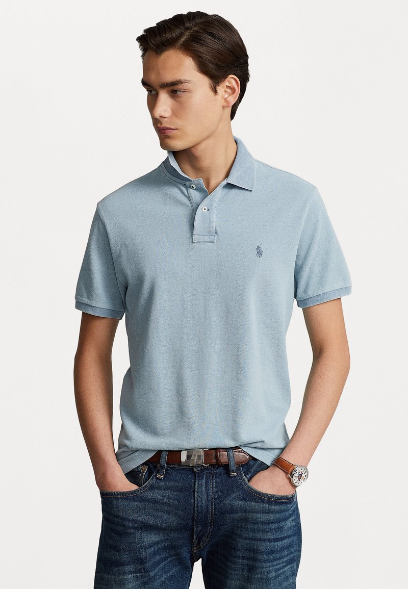 Polo Ralph Lauren - THE ICONIC MESH POLO SHIRT - Polotričko - light indigo, Zvětšit