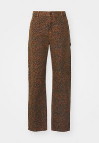 LEO PIERCE PANT STRAIGHT - Pantalones - brown