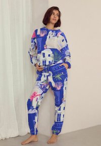 Next LONG SLEEVE SET - Set lenjerie de noapte - blue houses