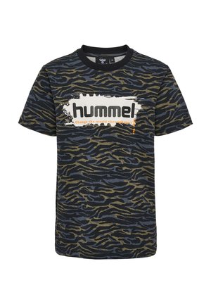 Puma ESSENTIALS KNOTTED - T-Shirt print - granola/beige