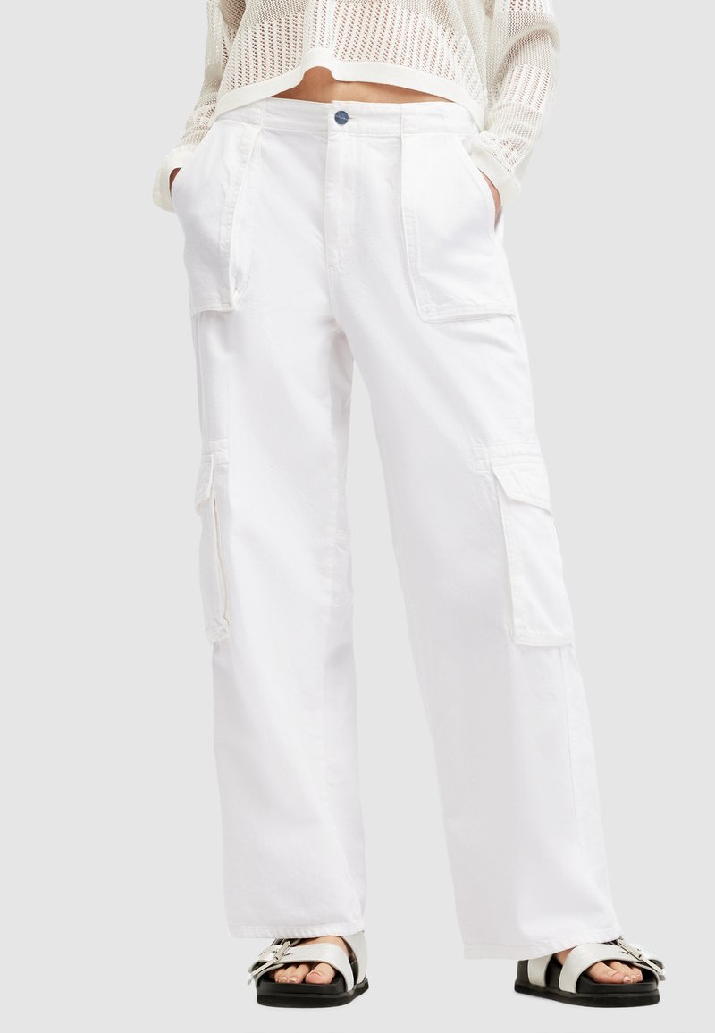 AllSaints - FRIEDA STRAIGHT - Pantaloni cargo - off white, Ingrandire