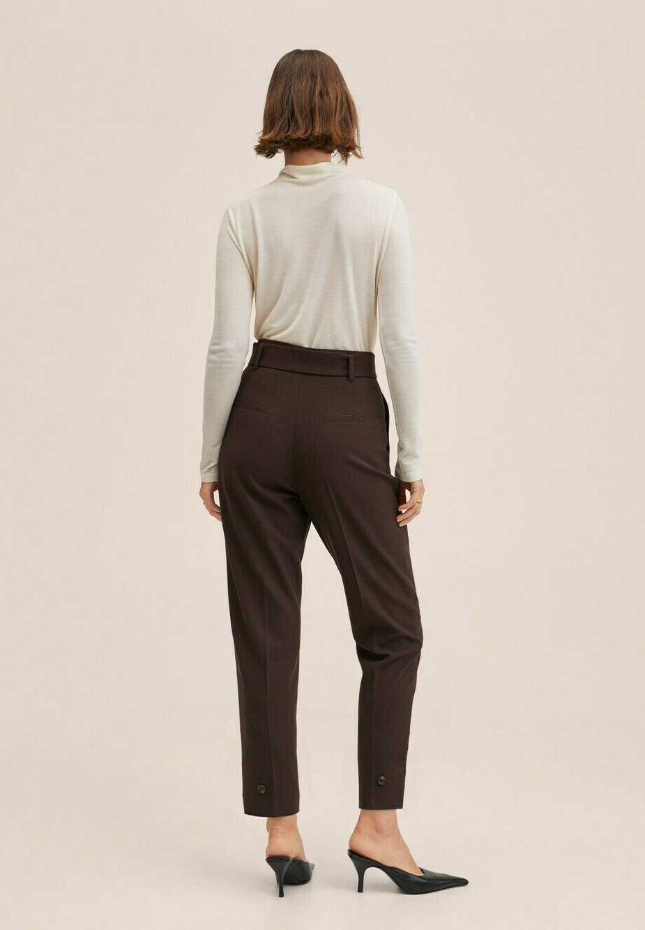 Mango MARLOWE - Trousers - marron/brown 