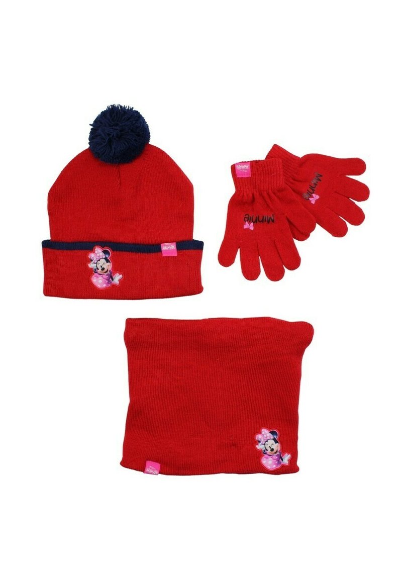 Disney MINNIE SET - Écharpe tube - rouge