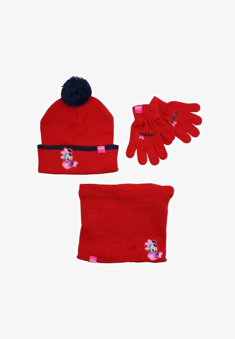 Disney MINNIE SET - Écharpe tube - rouge