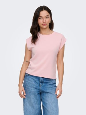 ONLY ONLMAYA S/L BOXY TOP SWT - T-shirt basic - rosy touch
