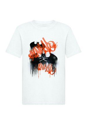 BATMAN - GRAFFITI BATS - T-shirt med print - white