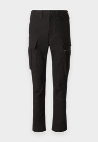 ZIP SKINNY  - Hlačami s stranskimi žepi - black