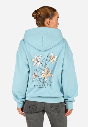 COSENZA - Sweater met rits - washed frost blue