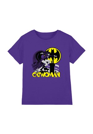 Cotton Soul, DCO ROOFTOP CAT UNISEX - T-Shirt print - purple