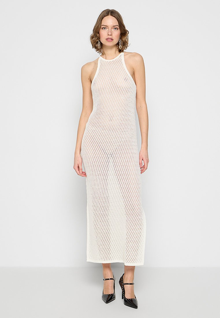 Calvin Klein Gebreide jurk wit Calvin Klein Gebreide jurk wit