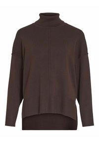 VIOSTRIA ROLLNECK - Strikkegenser - coffee bean