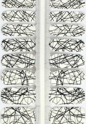 VARGU LAUED NAGELFOLIEN GRAFICS - Nail stickers - artistic chaos