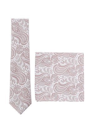 Prince Bow Tie PRINCE BOWTIE SET - KRAWATTE + EINSTECKTUCH - Pocket square - altrosa