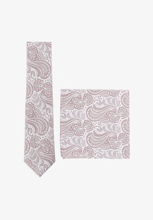 Prince Bow Tie PRINCE BOWTIE SET - KRAWATTE + EINSTECKTUCH - Pocket square - altrosa