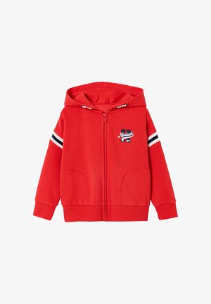 Vertbaudet, Zip-up sweatshirt - rot