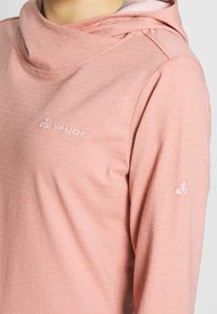Vaude Felpa con cappuccio - light pink