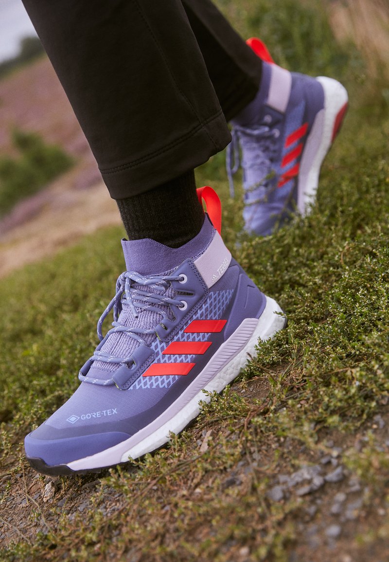 Adidas Performance Terrex Free Hiker Gore-tex - Hiking Shoes - Orbit Violetsolar Redpurple Tintlilac - Zalandocouk