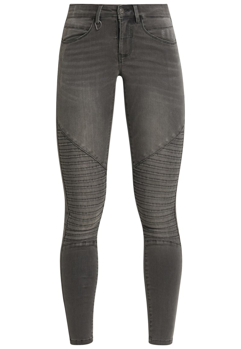 Only Jeans Skinny Fit donkergrijs