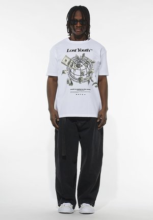 TEE MONEY  - Print T-shirt - white