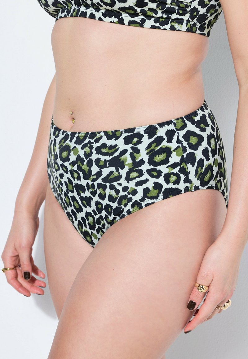 Studio Untold Slip Bikini Donna Vita Alta Con Stampa Leopardata – Modello 841295