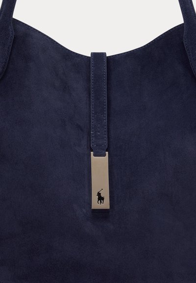 Polo Ralph Lauren POLO ID SUEDE LARGE TOTE - Shopping bags - night