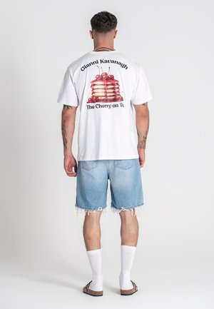 CHERRY ON TEE - T-shirt imprimé - white