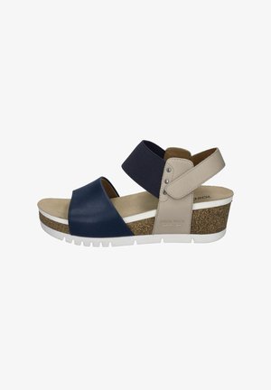 Josef Seibel Quinn 09, ocean-kombi - Sandalen met sleehak - ocean kombi
