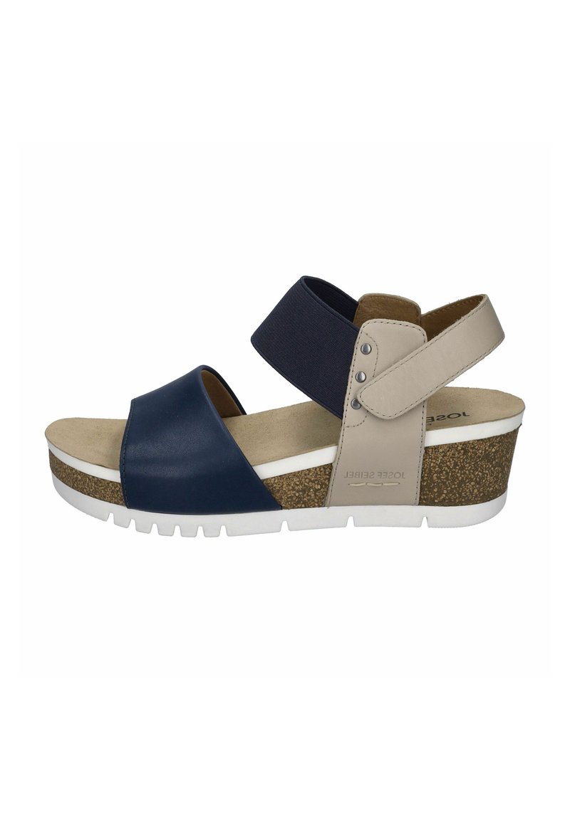 Josef Seibel Quinn 09, ocean-kombi - Sandali con zeppa - ocean kombi