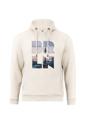 Cotton Prime SKYLINE BERLIN - WELTENBUMMLER KOLLEKTION - Hoodie - sand