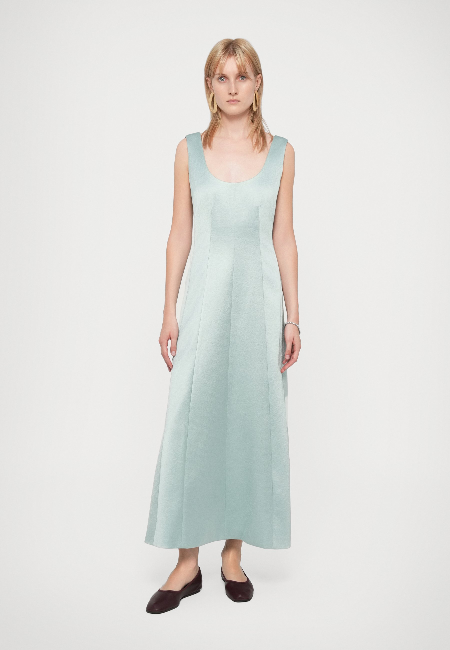 Proenza Schouler White Label ISABELLE DRESS - Robe longue - sea glass/turquoise  - ZALANDO.FR