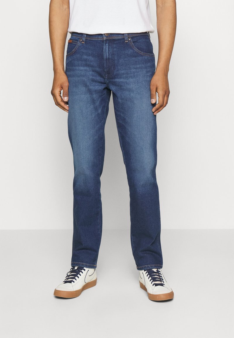 Wrangler TEXAS - Jeans Slim Fit - star man/dark-blue denim - Zalando