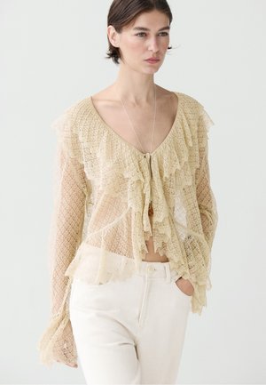 Massimo Dutti, Kardigan - beige