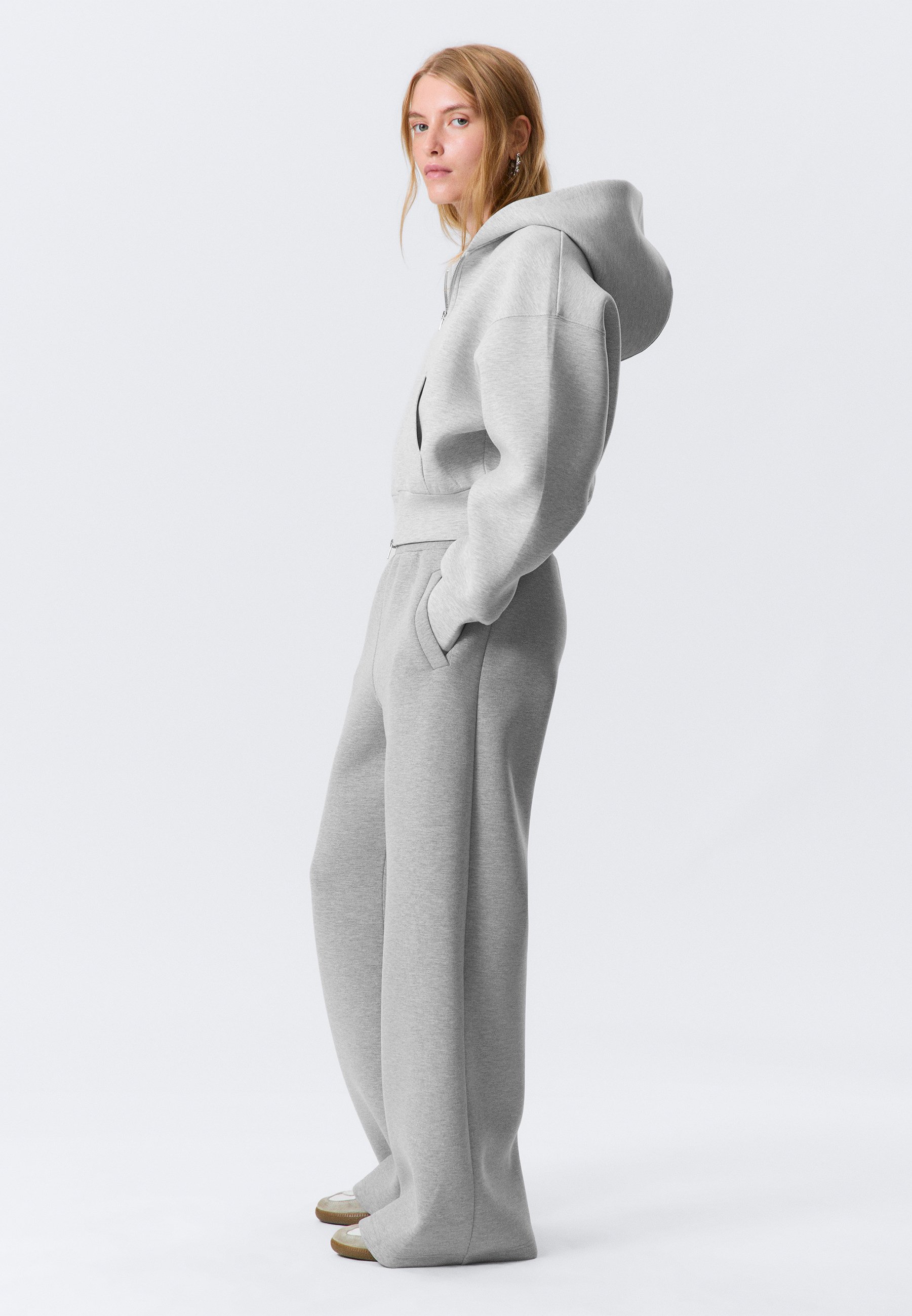 Weekday SCUBA - Tracksuit bottoms - grey melange/grey - Zalando.ie