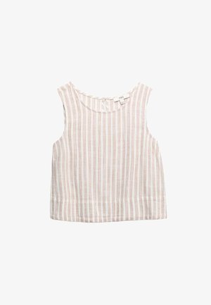 Marks & Spencer, STRIPED ROUND NECK - Blouse - brown mix