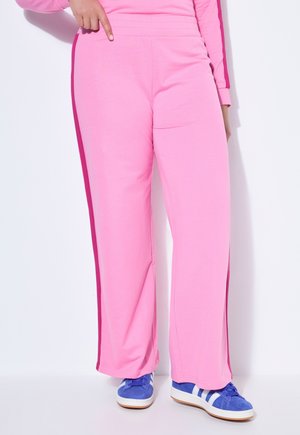 Angel of Style GERADES BEIN SEITENSTREIFEN - Træningsbukser - flamingo