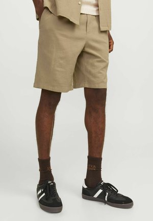 Jack & Jones JPSTJAIDEN CRINKLE JOGGER  - Short - fields of rye