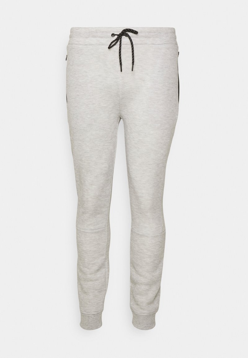 Brave Soul Trainingsbroek lichtgrijs gemêleerd