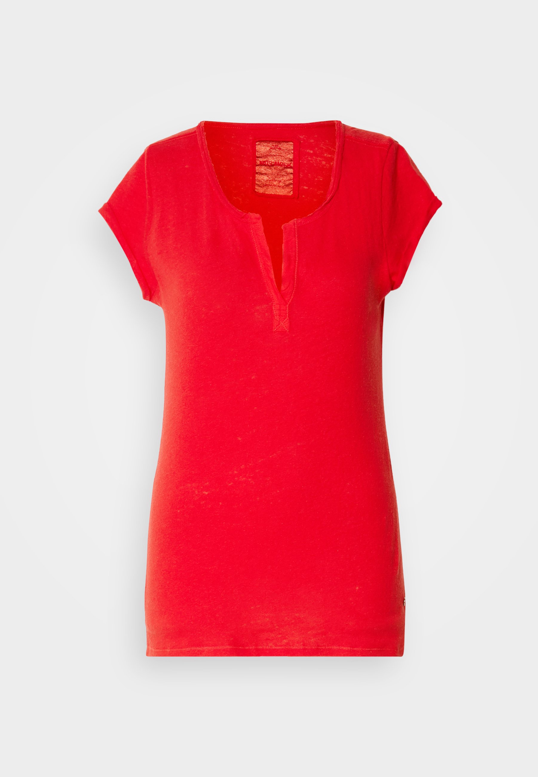 売れ筋商品|||モス モッシュ Tシャツ レディース トップス TEE - Basic T-shirt - chinese red Mos Mosh TEE - T-Shirt basic - chinese red/rot - Zalando.ch