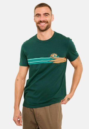 REGULAR FIT - SUNSEEKER CHEST STRIPE  - T-Shirt print - jade green