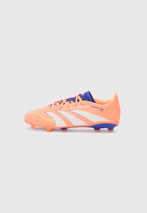 PREDATOR LEAGUE - Ghete de fotbal pentru teren tare - signal coral/ftwr white/beam orange