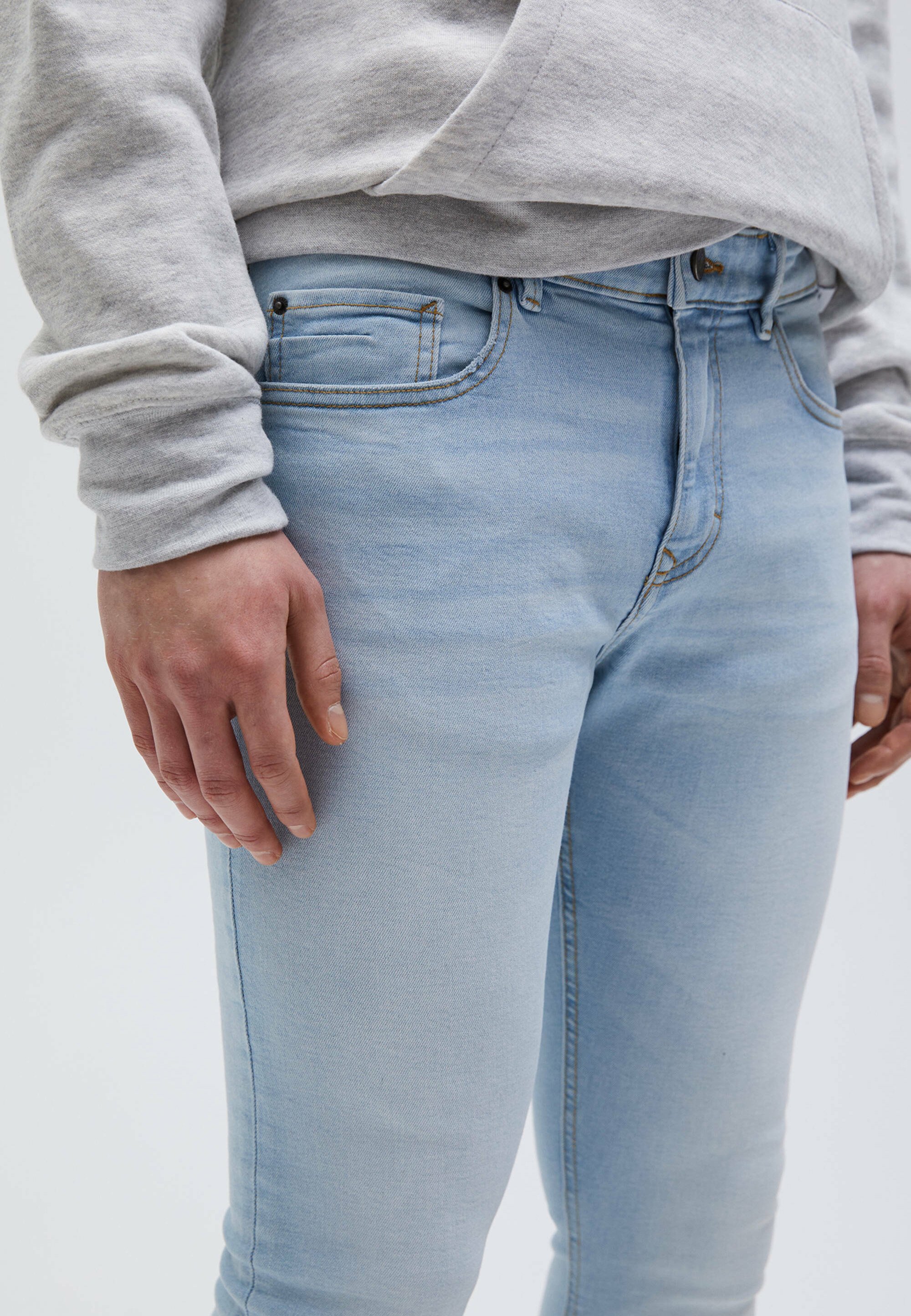 Herren SUPERSKINNY-BLEACH-LOOK - Jeans Skinny Fit Herren SUPERSKINNY-BLEACH-LOOK - Jeans Skinny Fit