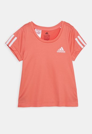 TEE - T-shirt imprimé - coral/white
