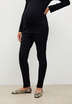 Next MATERNITY - Slimfit džínsy - black