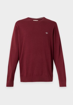 GANT, CLASSIC NECK - Пуловер - dunkelrot